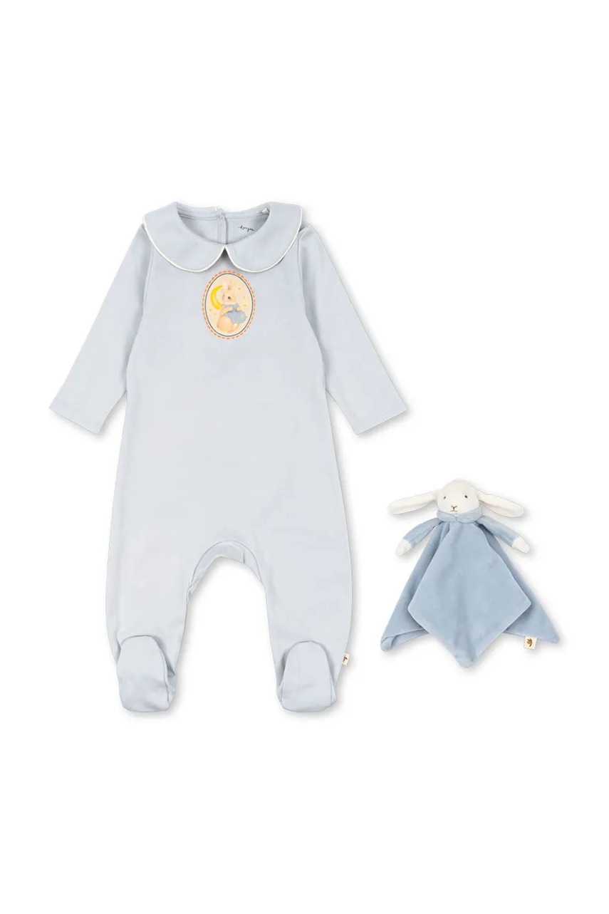 Levně Kojenecké dupačky a hračka Konges Sløjd COTY GIFT SET GOTS KS103765