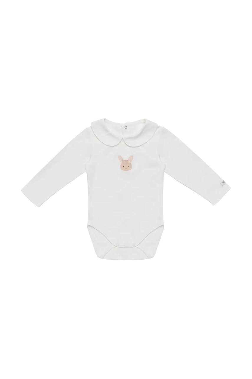 Детское боди из хлопка Donsje Davo Bodysuit Fluffy Bunny 3030109