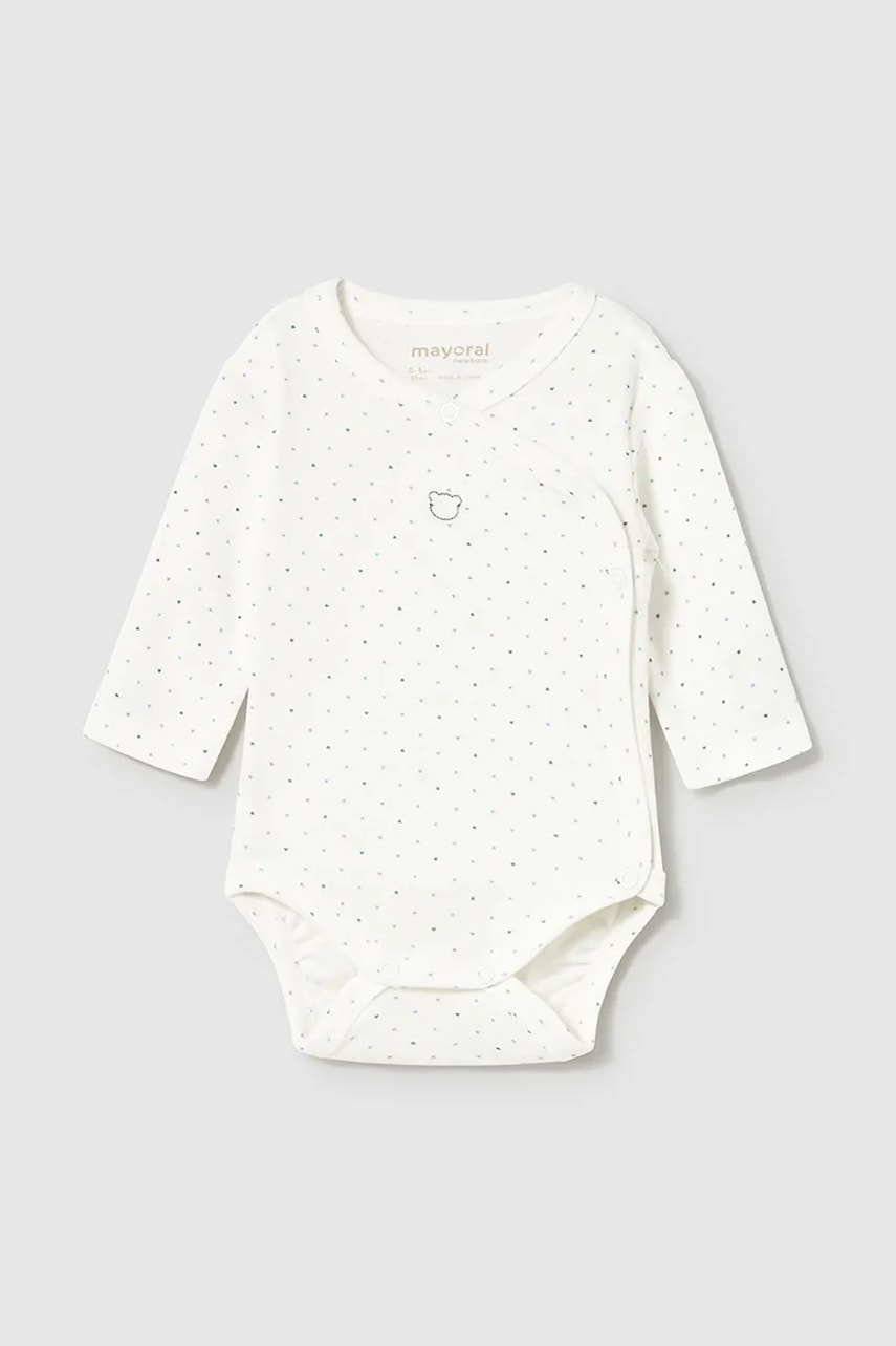 Mayoral Newborn body din bumbac pentru bebeluși 2712 Mayoral Newborn body din bumbac pentru bebeluși 2712