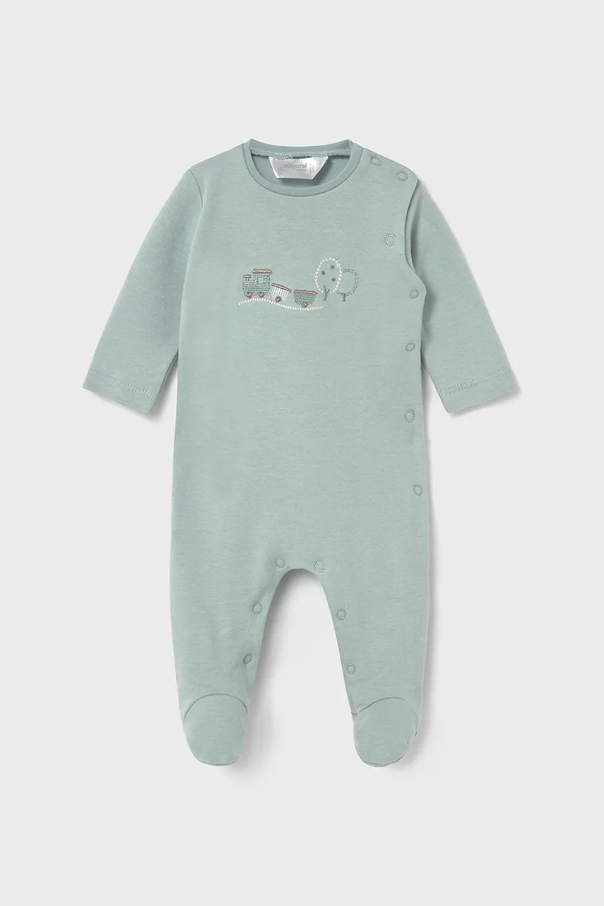 Детские хлопковые ползунки Mayoral Newborn 2 шт 2714 Детские хлопковые ползунки Mayoral Newborn 2 шт 2714