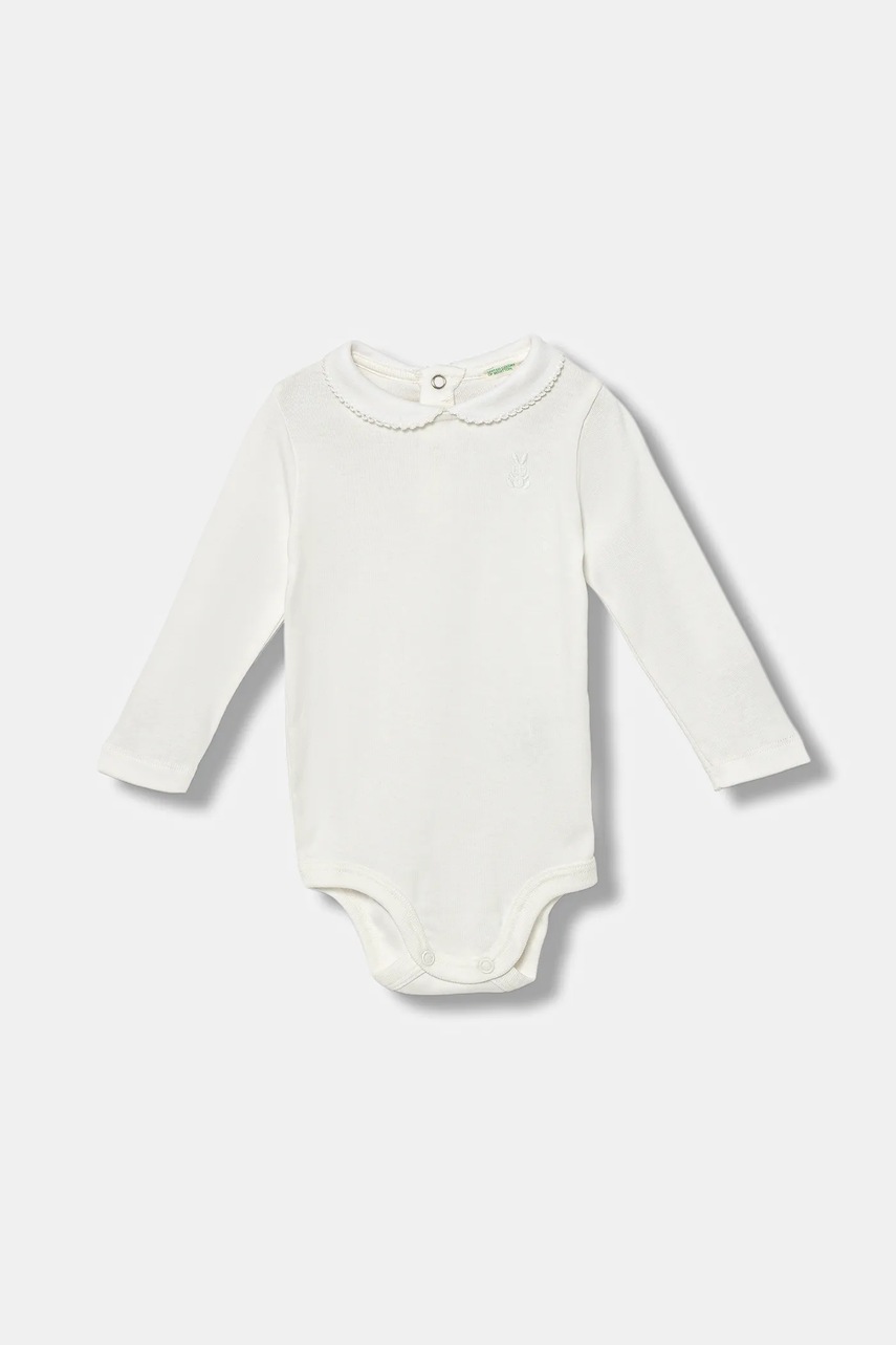 United Colors of Benetton body din bumbac pentru bebeluși 3I9WAB00R