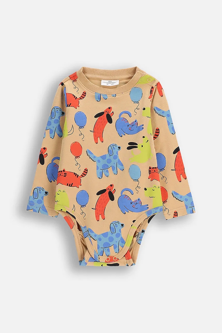 Kojenecké body s bavlnou Coccodrillo BUDDIES BOY NEWBORN