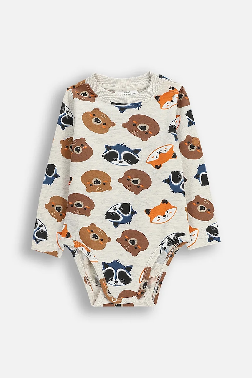 Coccodrillo body pentru bebeluși din bumbac FOREST FRIENDS BOY NEWBORN