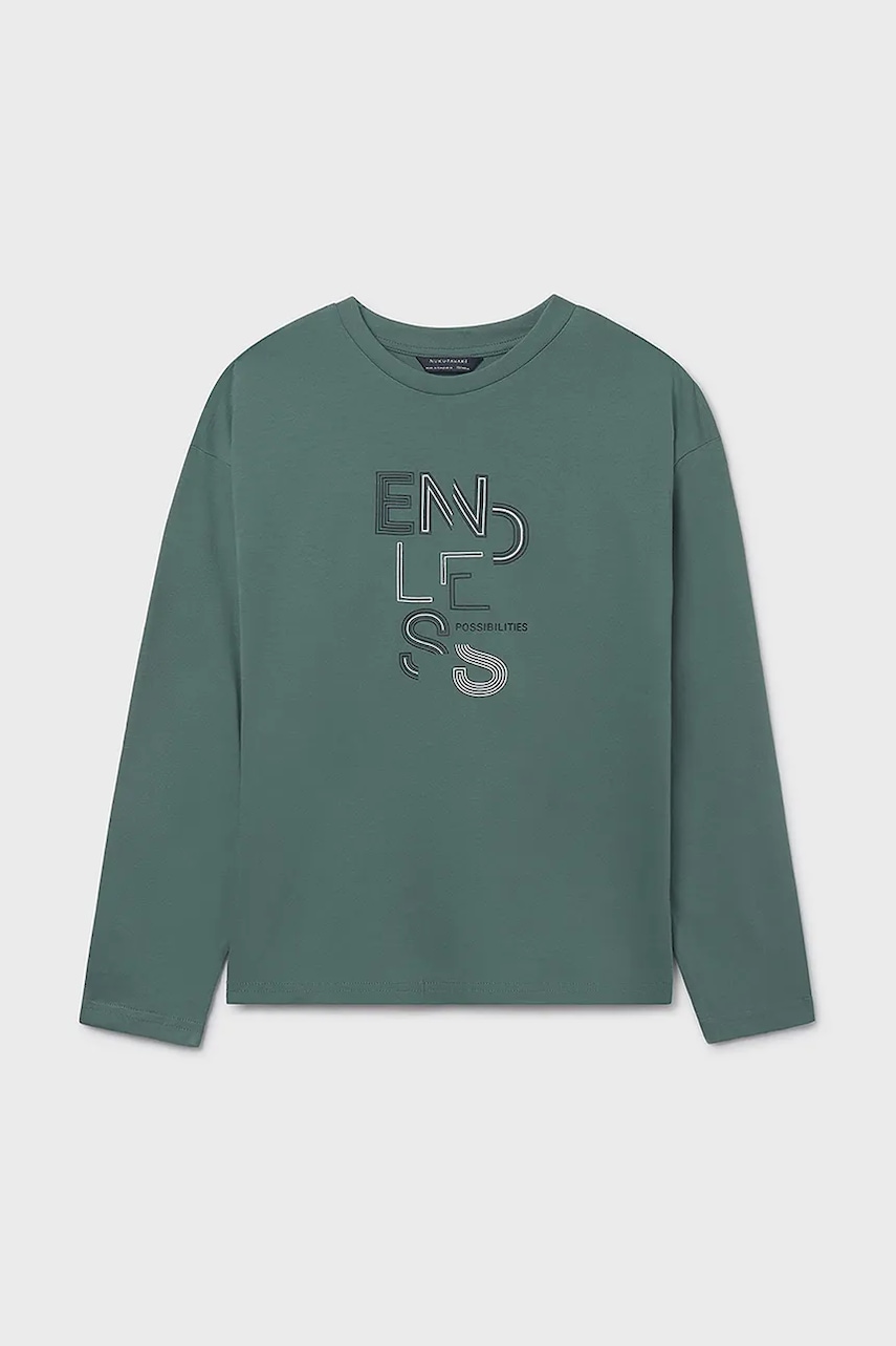 Mayoral longsleeve culoarea verde, 842