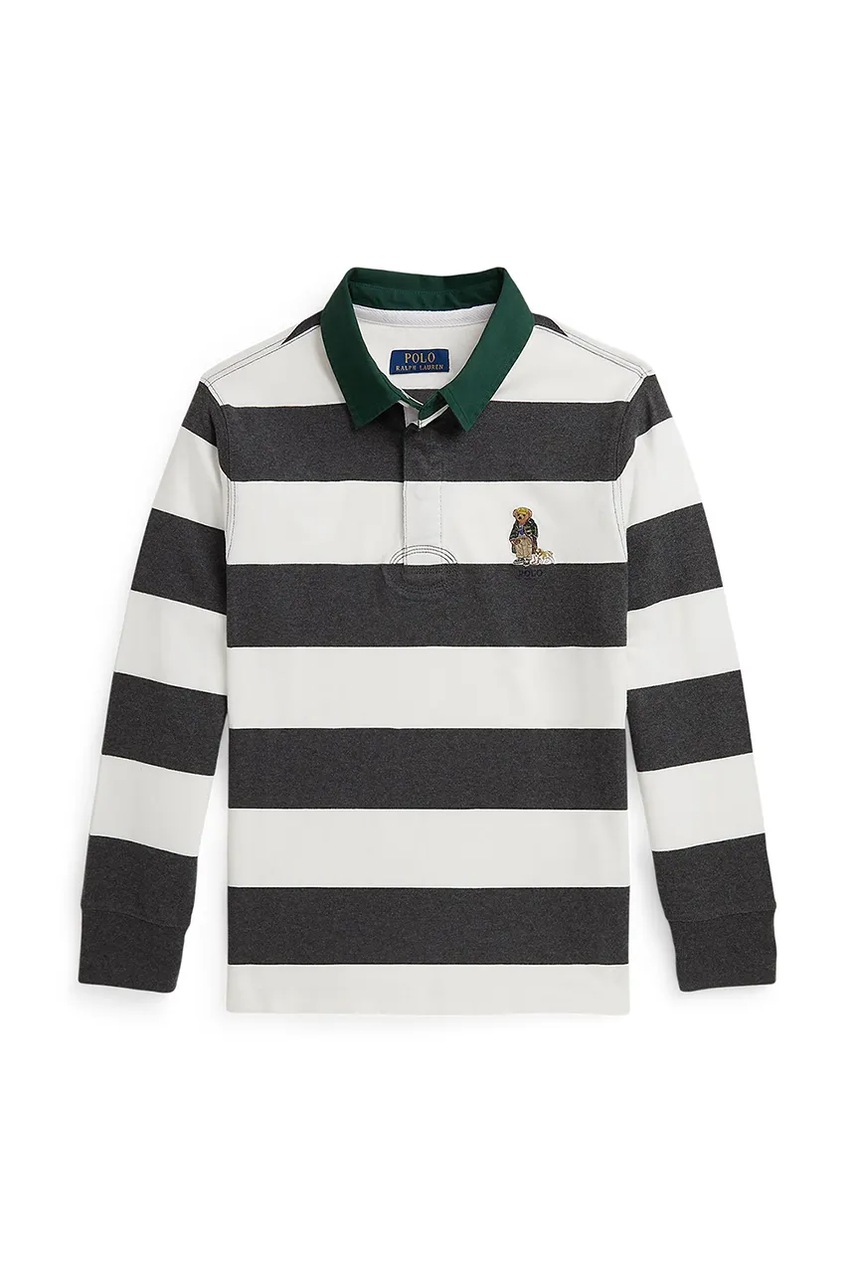 Levně Bavlněné tričko s dlouhým rukávem Polo Ralph Lauren bílá barva, 323980429001