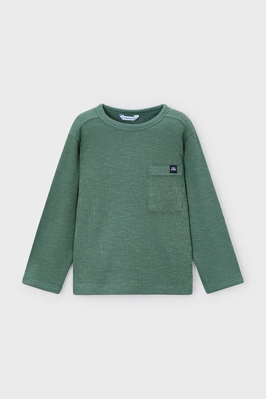 Mayoral longsleeve culoarea verde, 4082