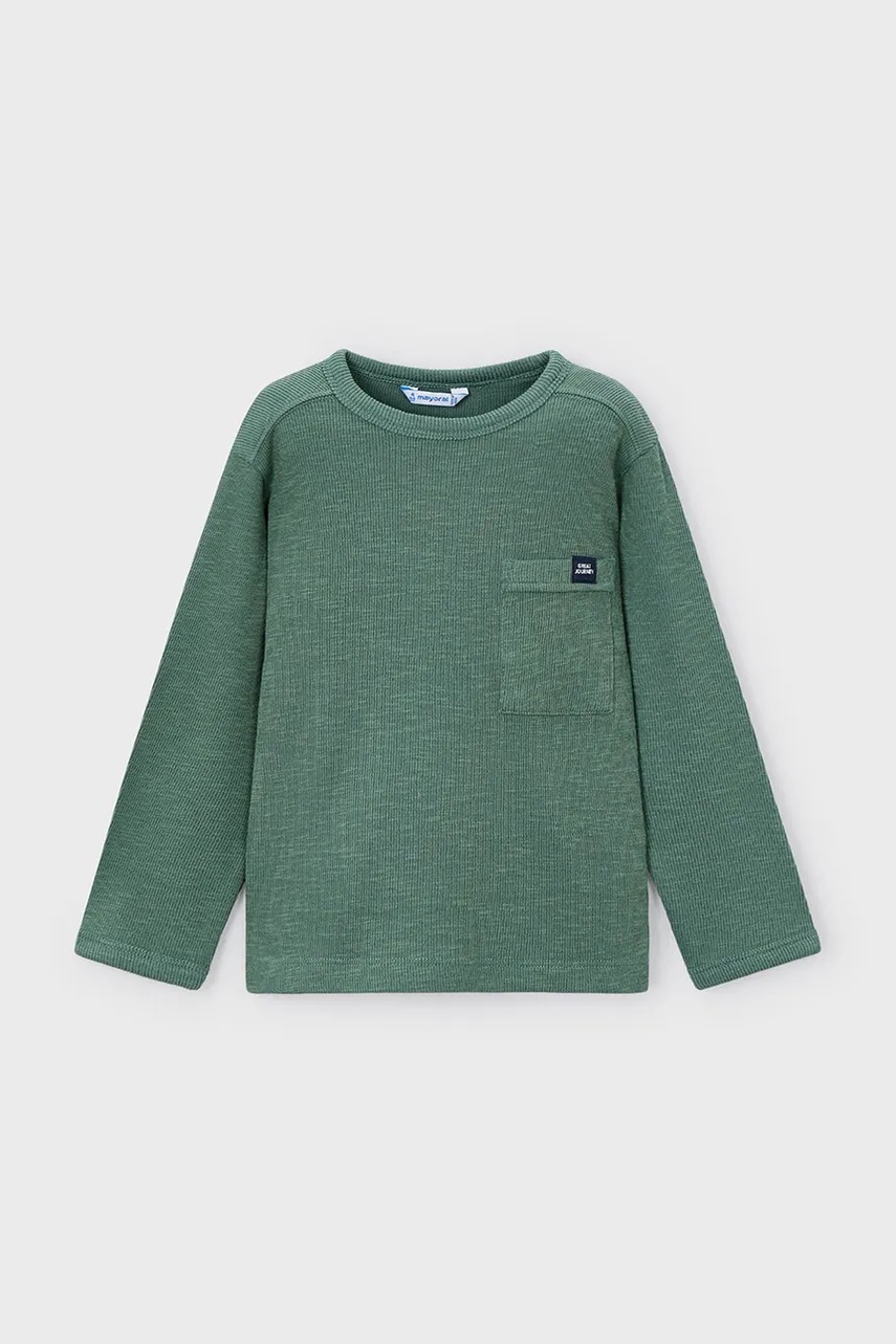 Mayoral longsleeve culoarea verde, 4082