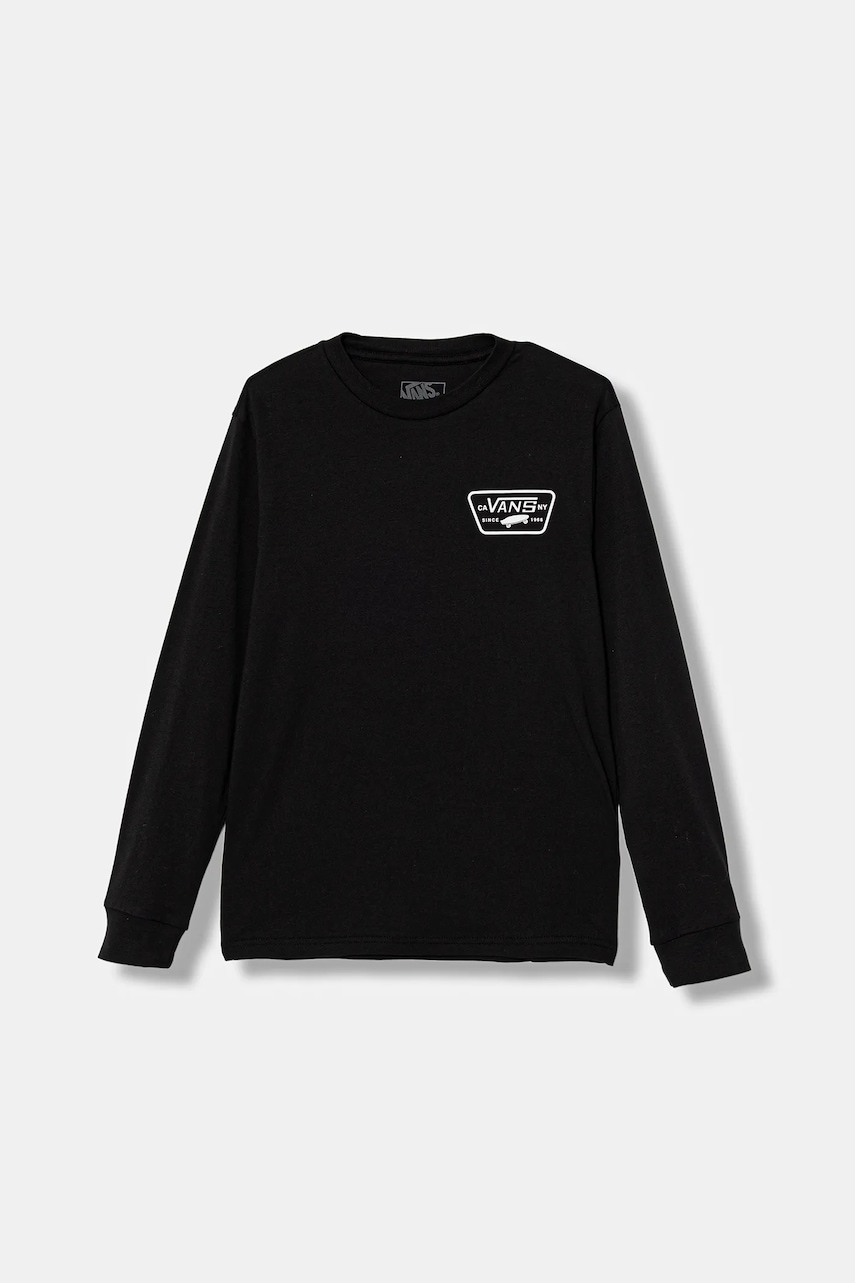 Bavlněné tričko s dlouhým rukávem Vans Full Patch Back LS