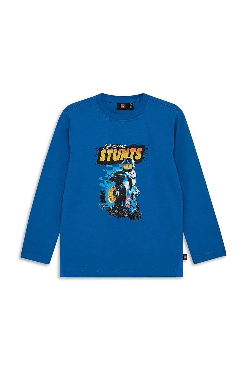 Lego longsleeve din bumbac pentru copii LWTAFFY 615 cu imprimeu, 11010919