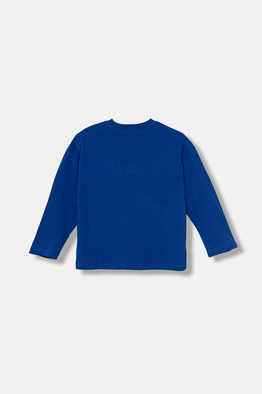 Хлопковый детский лонгслив United Colors of Benetton с принтом 35RYG10K4 Хлопковый детский лонгслив United Colors of Benetton с принтом 35RYG10K4