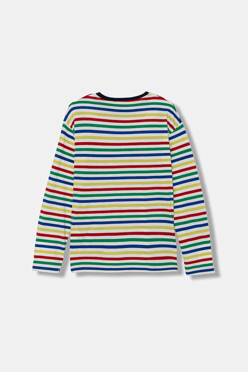 Хлопковый детский лонгслив United Colors of Benetton узор 3FNLC10QB Хлопковый детский лонгслив United Colors of Benetton узор 3FNLC10QB