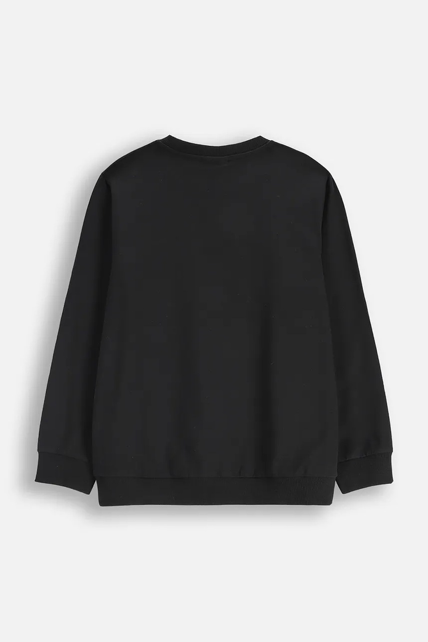 Детский лонгслив Coccodrillo цвет чёрный с принтом CITY RACING BOY JUNIOR в Запорожье Детский лонгслив Coccodrillo цвет чёрный с принтом CITY RACING BOY JUNIOR в Запорожье