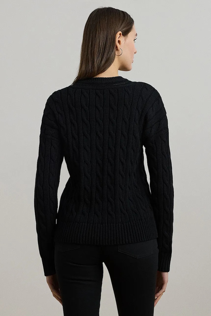 Футболка Lauren Ralph Lauren цвет чёрный лёгкая 200971374 Футболка Lauren Ralph Lauren цвет чёрный лёгкая 200971374