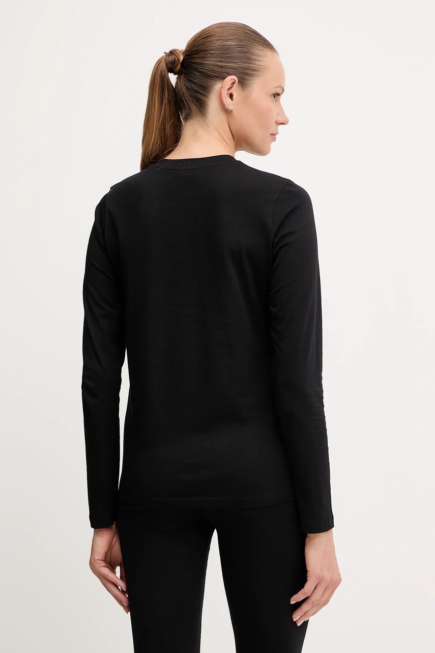 Βαμβακερή μπλούζα με μακριά μανίκια Emporio Armani Underwear φωτογραφία