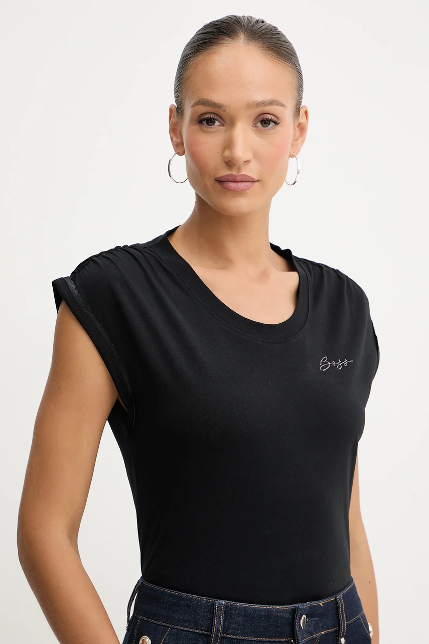 Bavlněný top BOSS Orange C_Elai (obrázek 4)