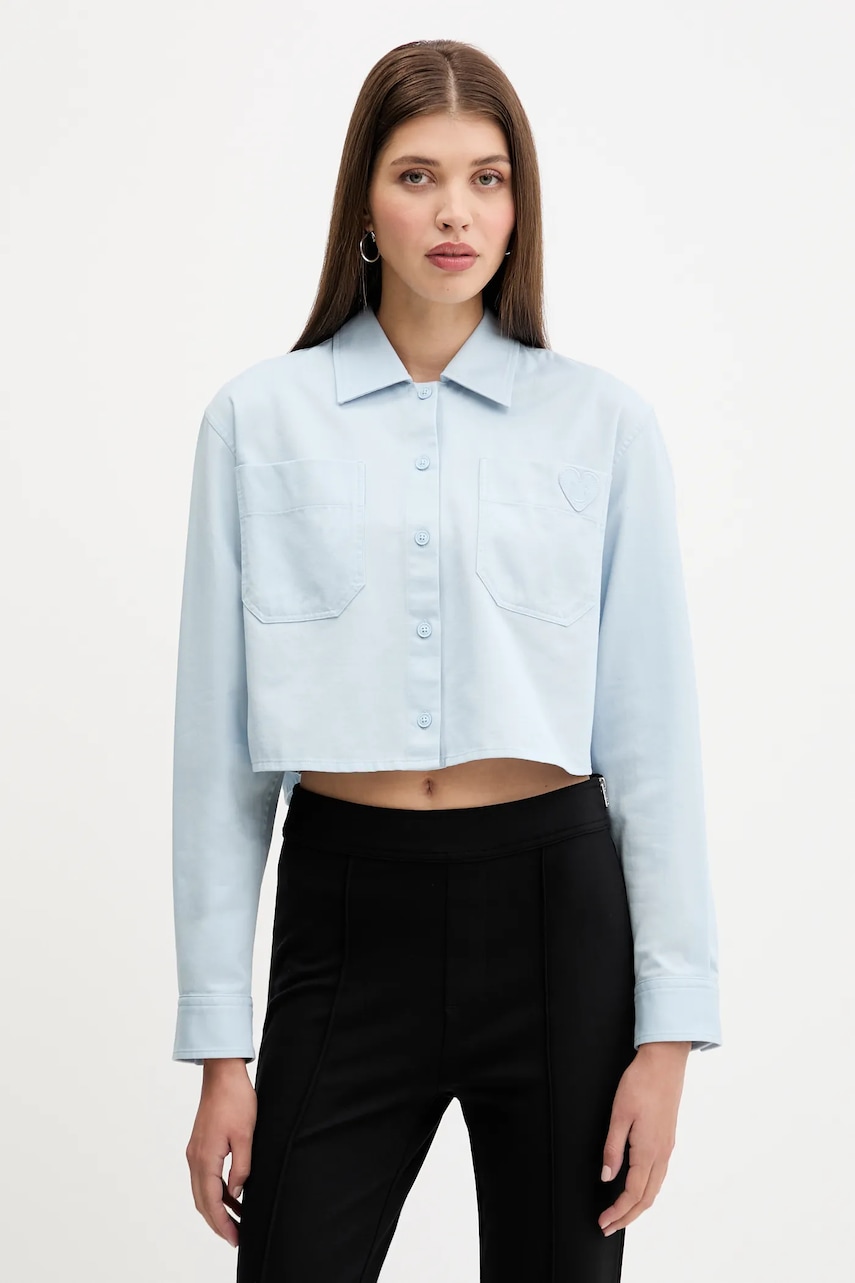 Hugo Blue cămașă din bumbac cu guler clasic, regular, 50542967