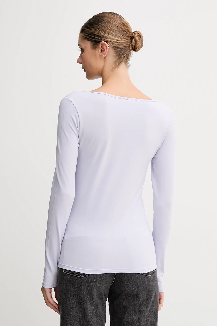 Лонгслив United Colors of Benetton цвет фиолетовый 3FJHD10AQ