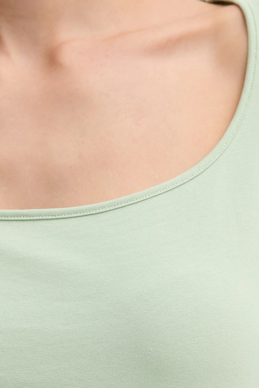 Μακρυμάνικο United Colors of Benetton χρώμα: πράσινο, 3FJHD10AQ φωτογραφία