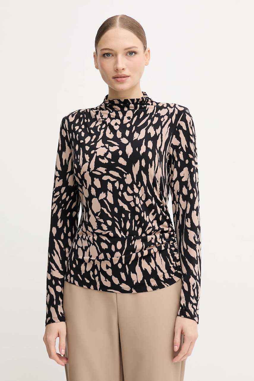 Joseph Ribkoff bluză culoarea negru, cu imprimeu, 254212