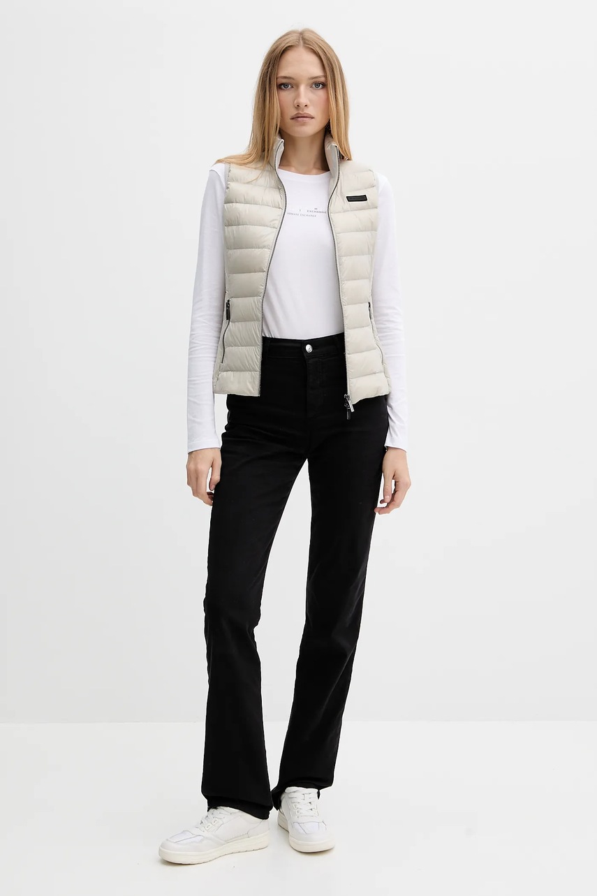 Хлопковый лонгслив Armani Exchange цвет белый XW001360 AF10356