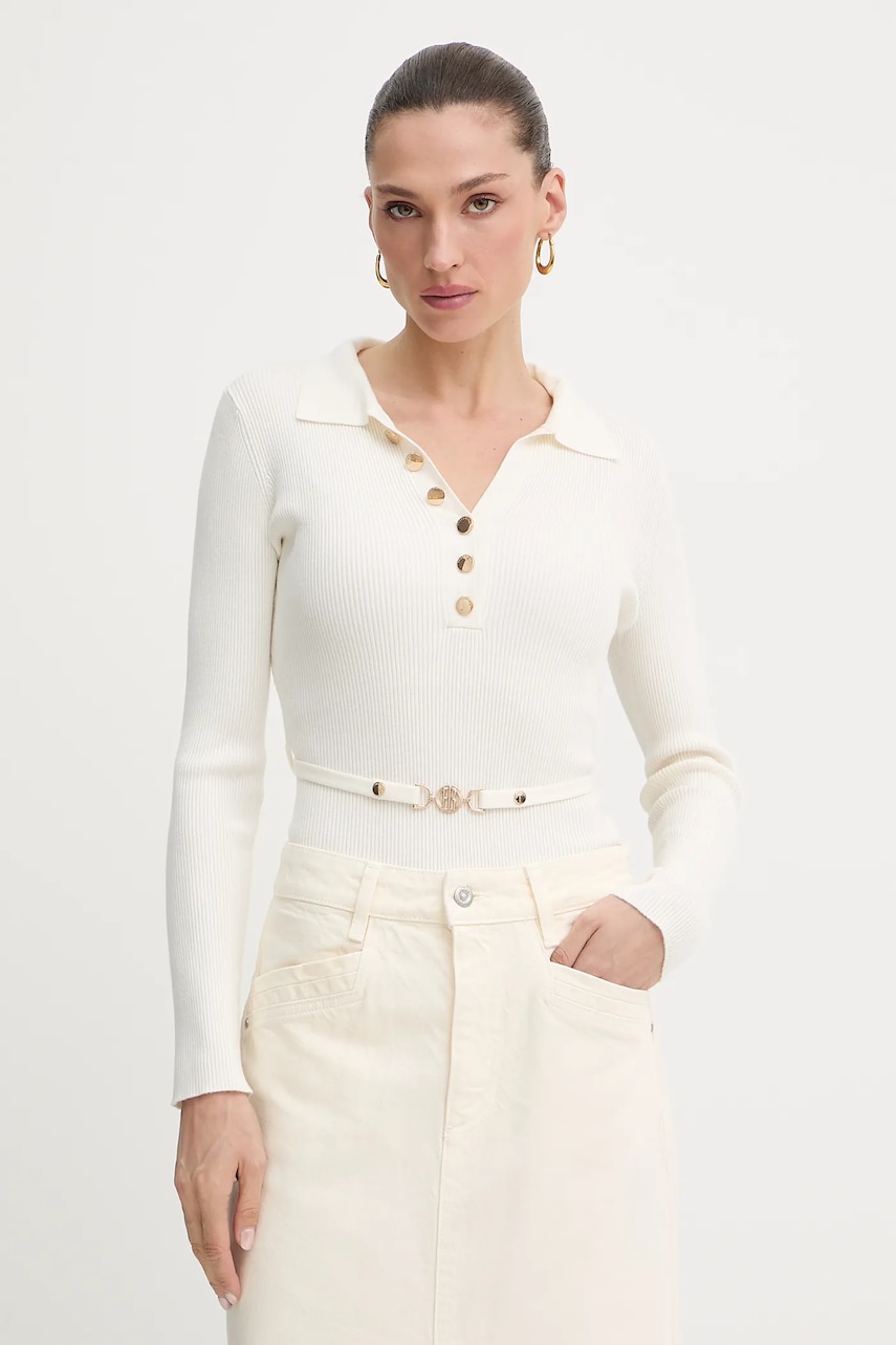 Fracomina body culoarea bej, FR25WT5001K43301