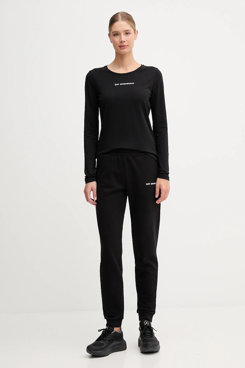 Лонгслив EA7 Emporio Armani цвет чёрный AF12115.7W000531 Лонгслив EA7 Emporio Armani цвет чёрный AF12115.7W000531