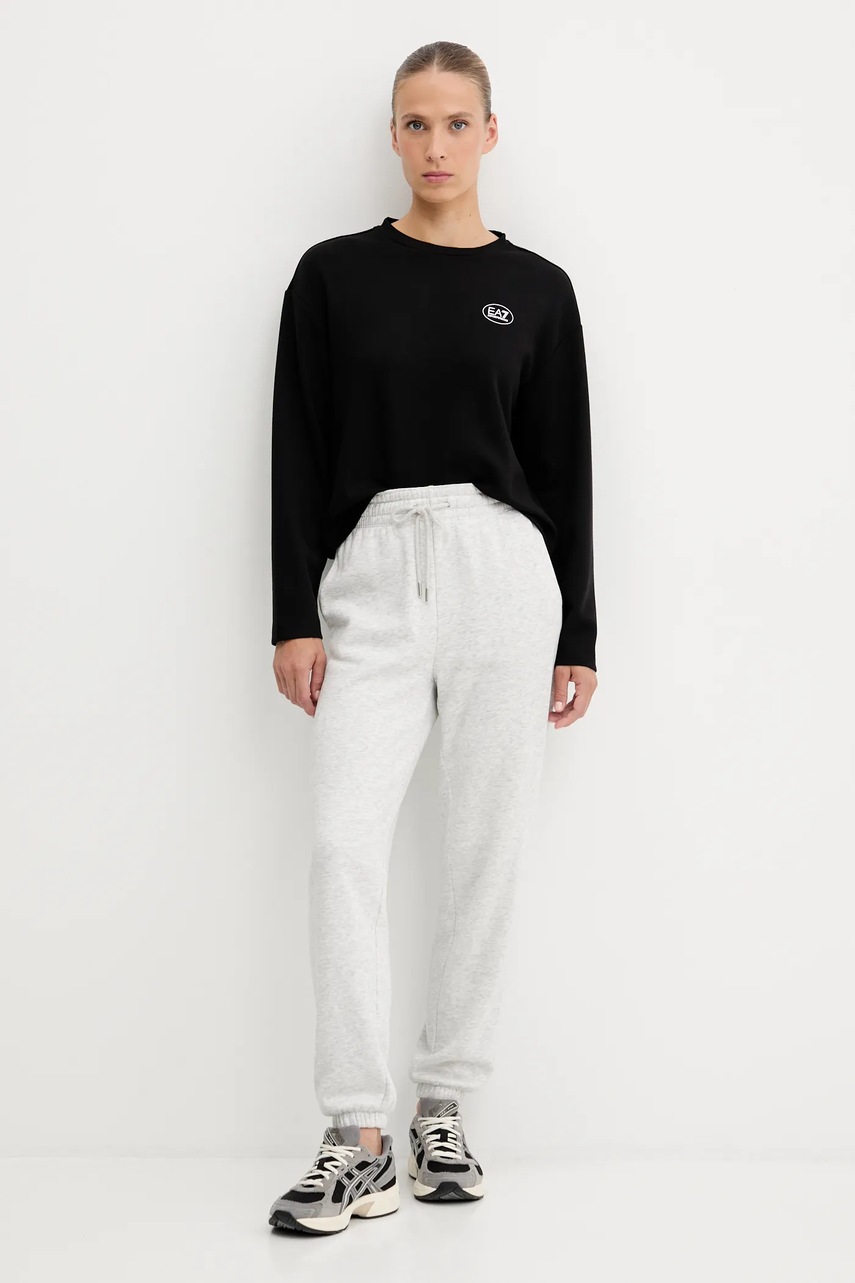 Лонгслив EA7 Emporio Armani цвет чёрный AF16251.7W000609