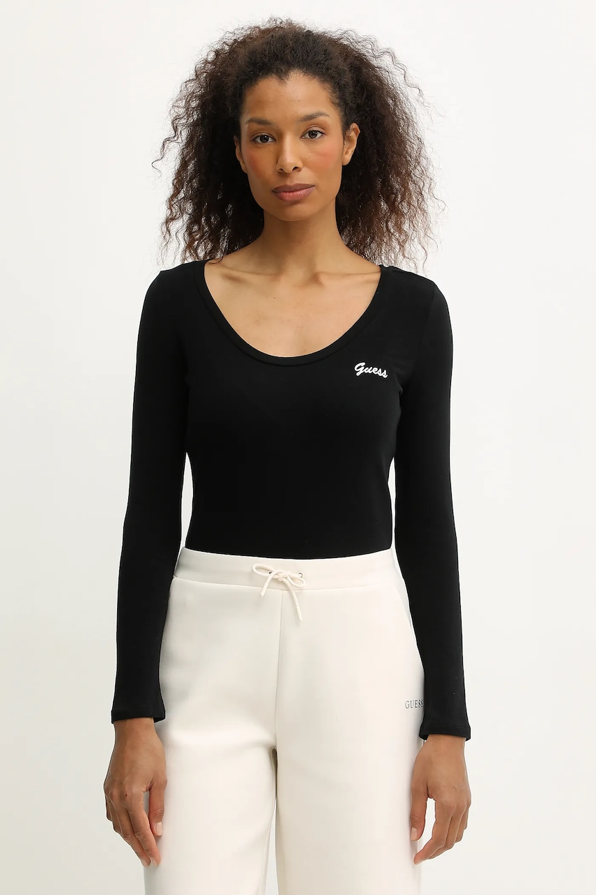 Levně Body Guess ALBA černá barva, V5BP09 KCBF1