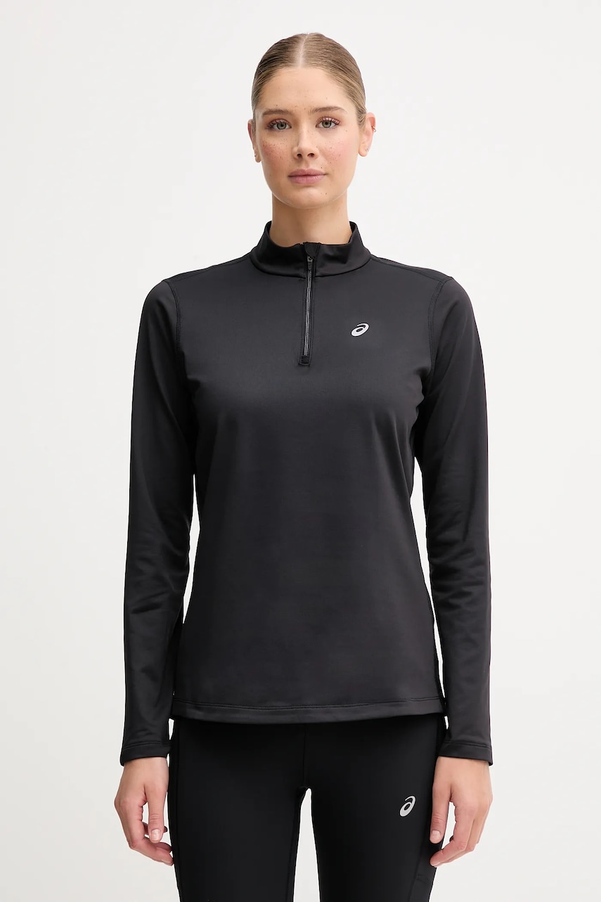 Asics longsleeve sport culoarea negru, cu turtleneck, 2012D294
