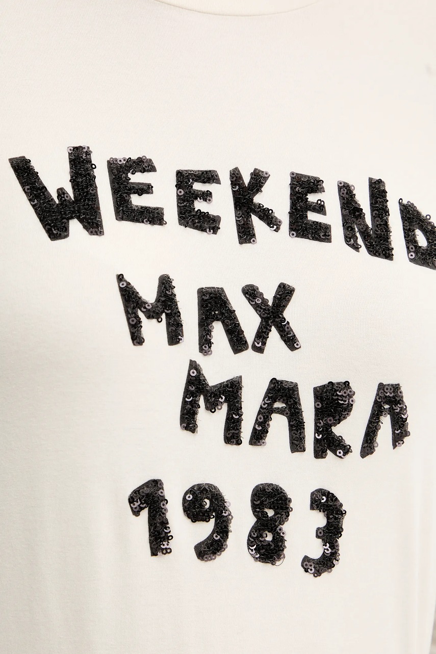 Μακρυμάνικο Weekend Max Mara RENOIR χρώμα: μπεζ, 2525946032600 φωτογραφία