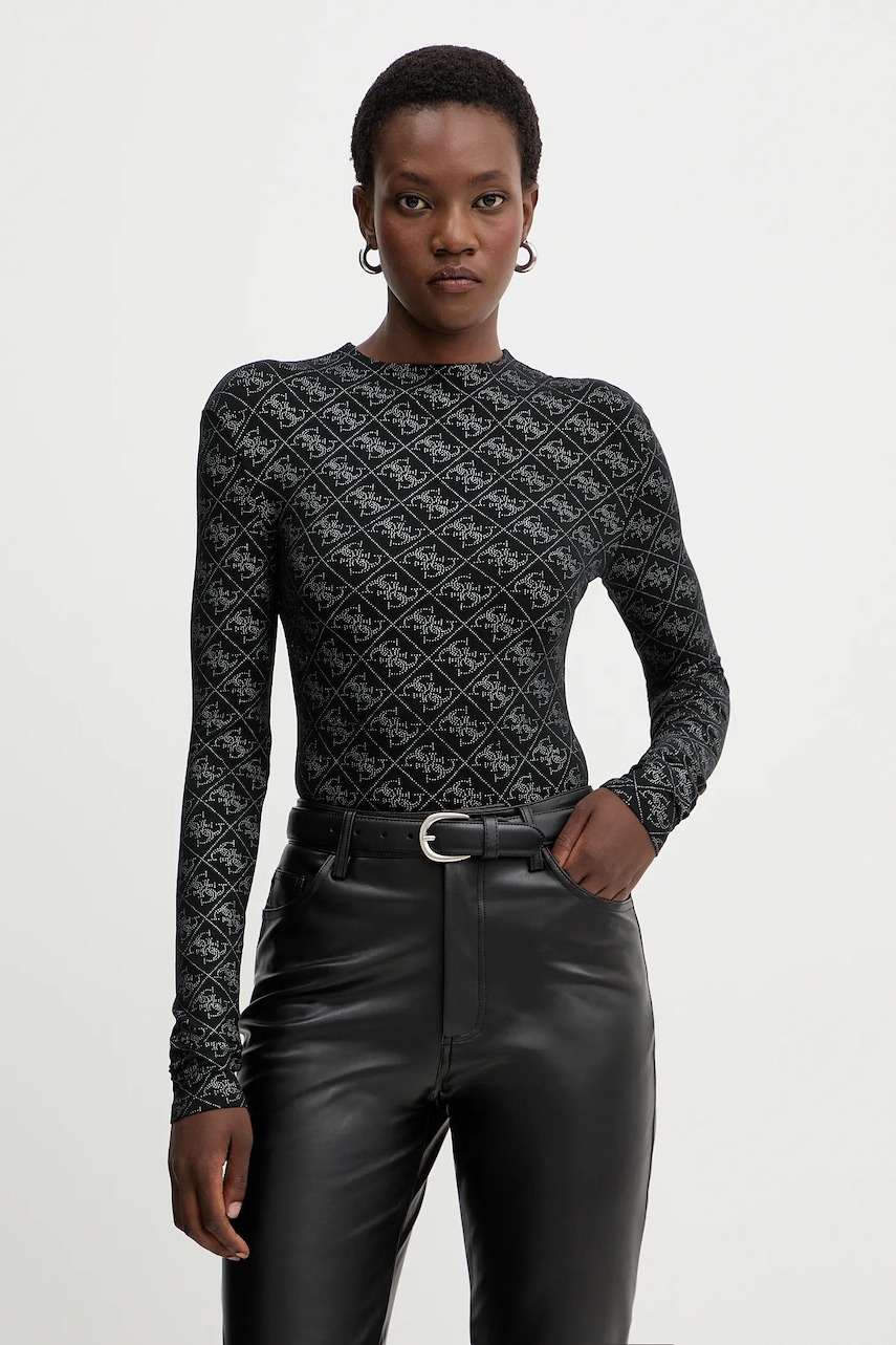 Levně Body Guess TEODORA černá barva, W5BP09 K68D2