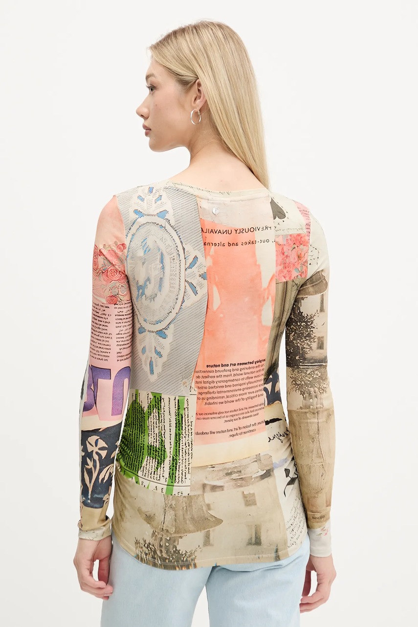Tričko s dlouhým rukávem Desigual LIMBANI (obrázek 3)