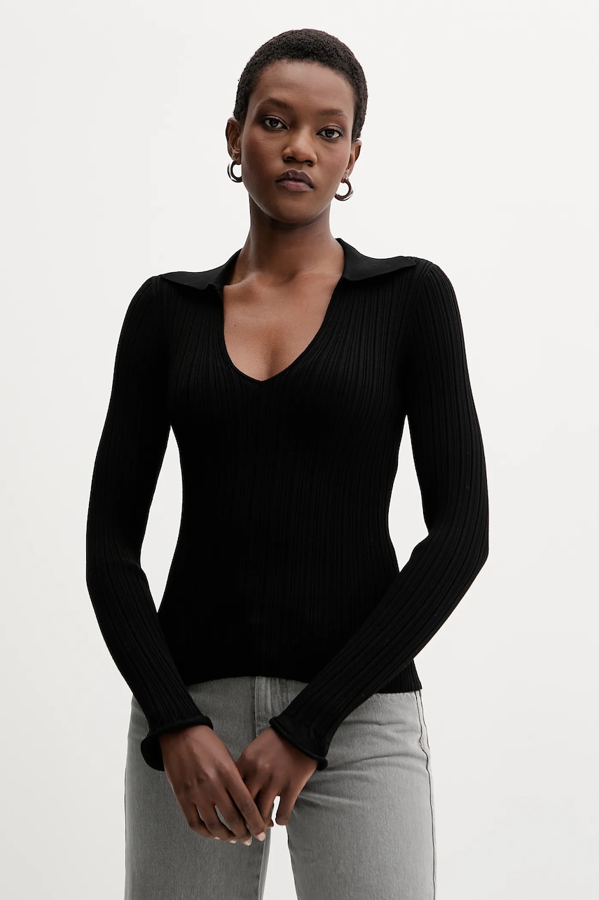 Marella pulover culoarea negru, light, 2523366082200 Marella pulover culoarea negru, light, 2523366082200