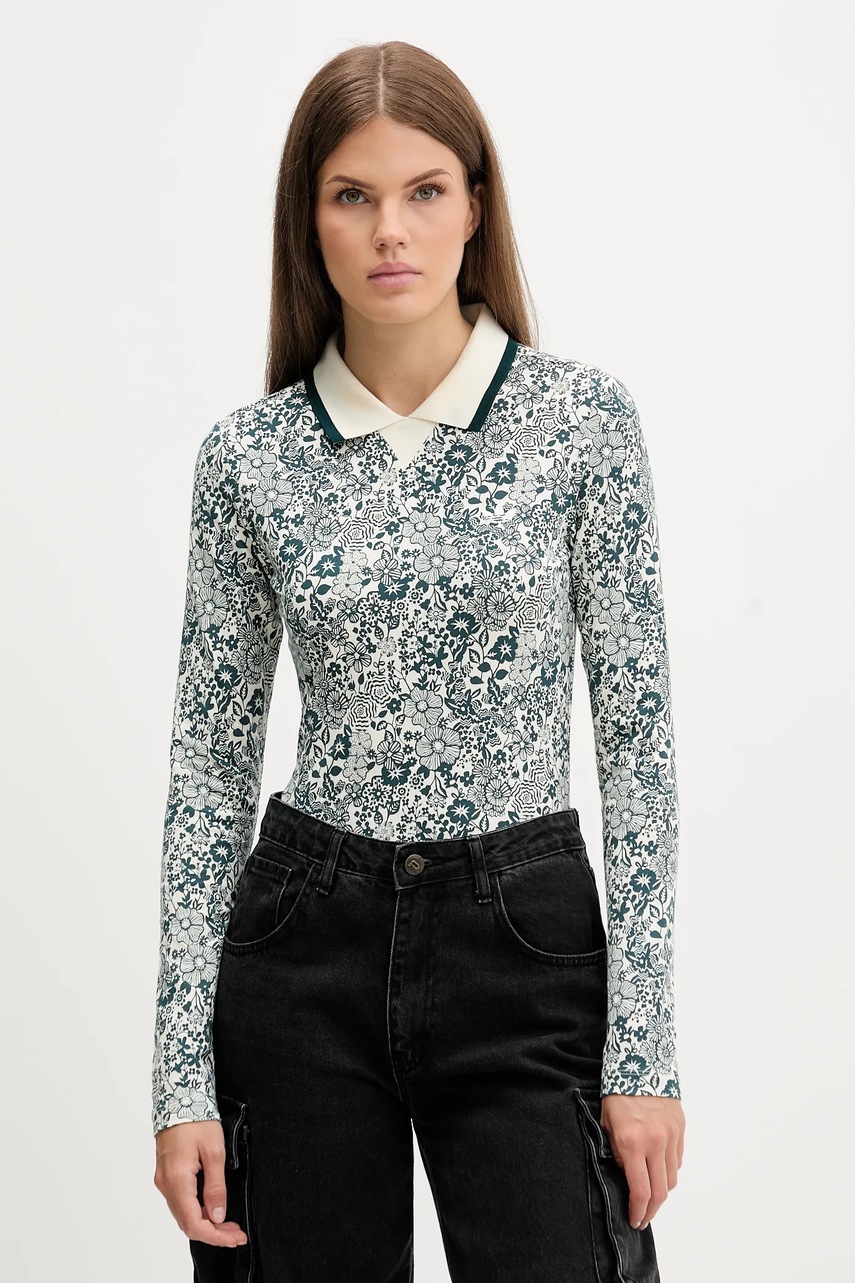 adidas Originals longsleeve Liberty culoarea verde, JW5273