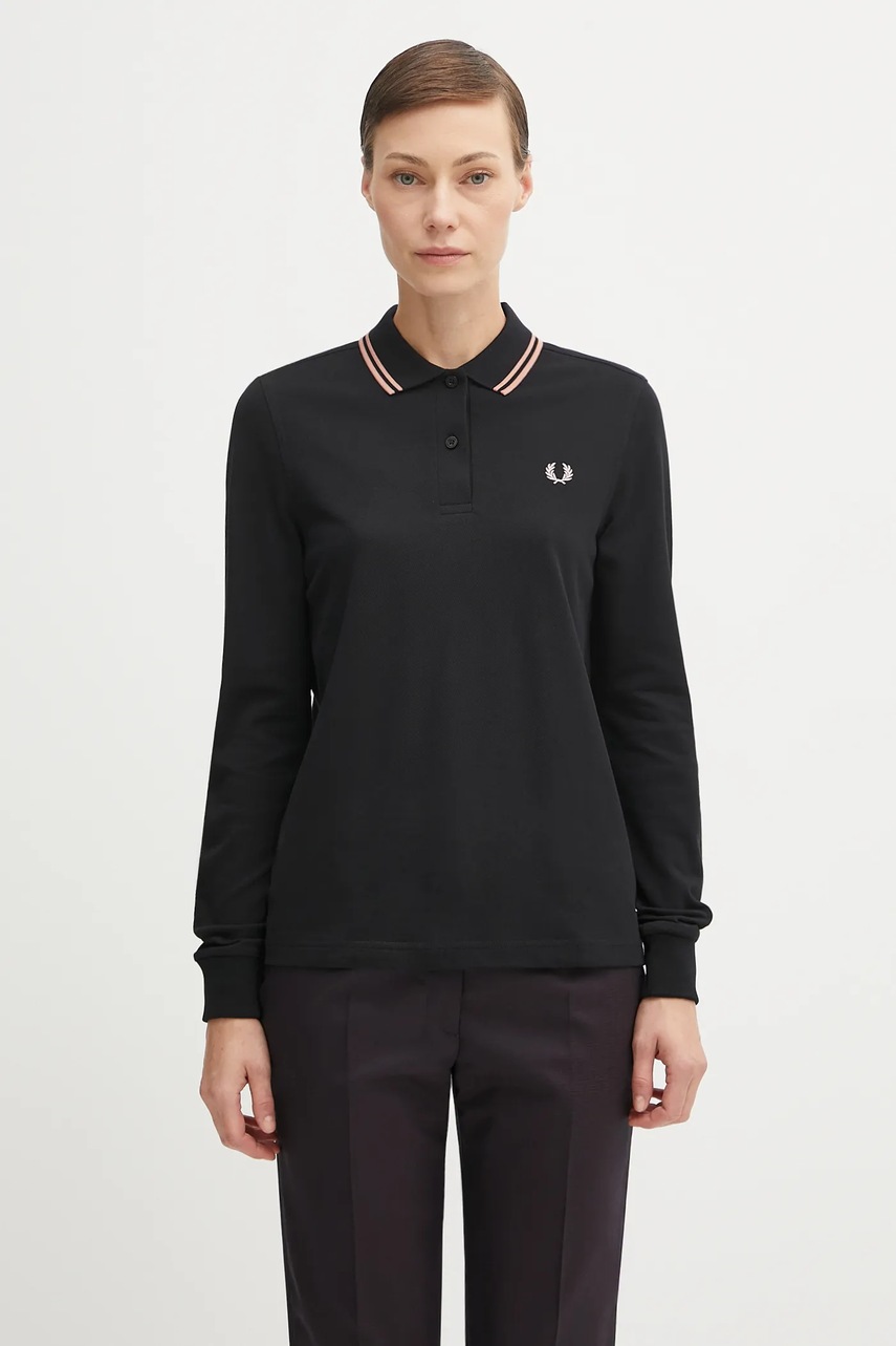 Fred Perry longsleeve din bumbac