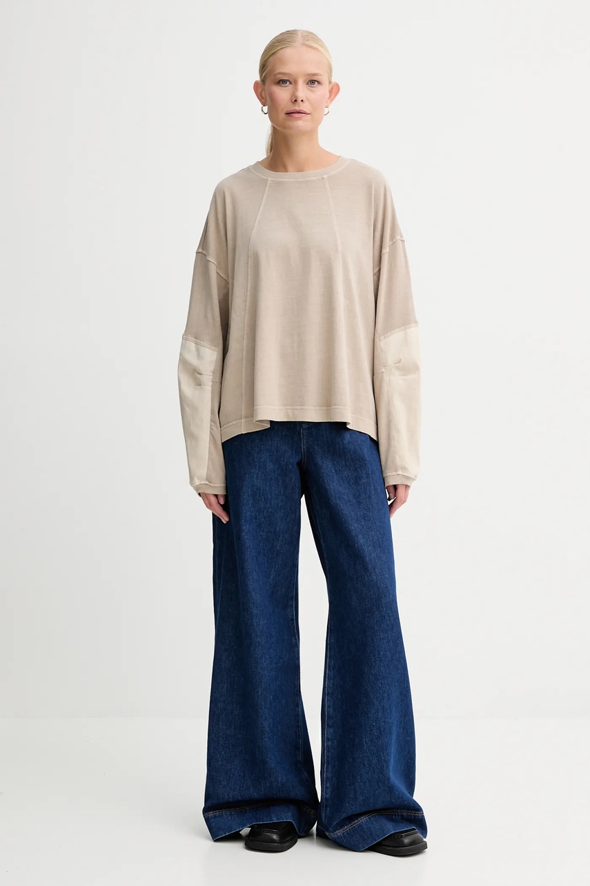 Лонгслив G-Star цвет бежевый D27192.C756