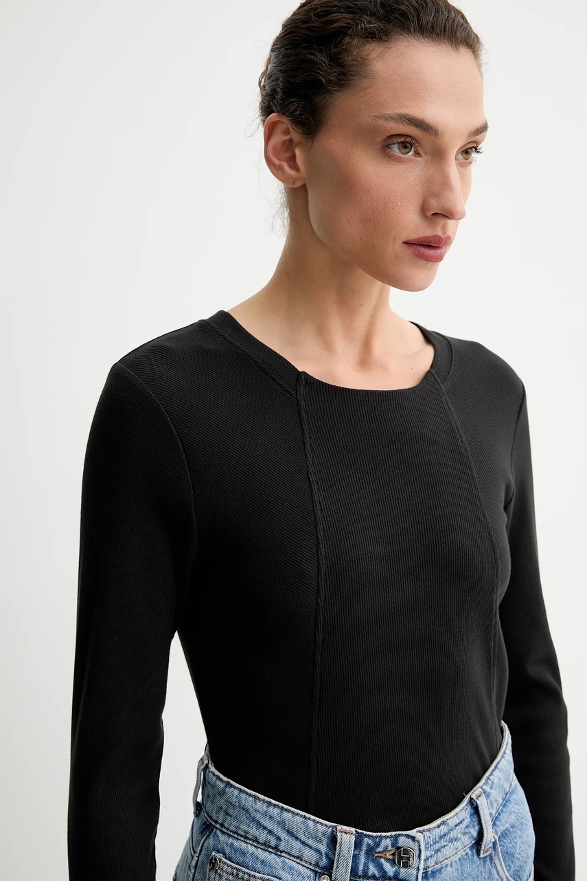 Tričko s dlouhým rukávem G-Star A line slim rib (obrázek 4)