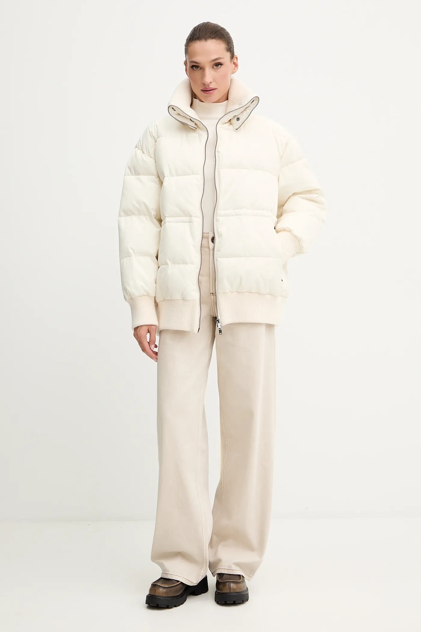 Лонгслив G-Star 0 цвет бежевый с полугольфом D26905.E136