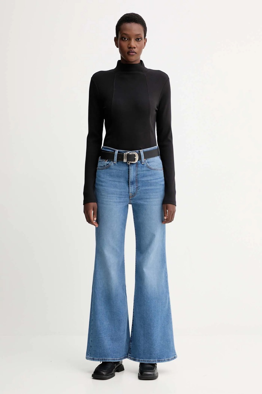 Лонгслив G-Star 0 цвет чёрный с полугольфом D26905.E136