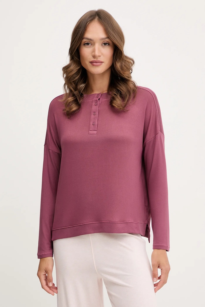 women\'secret longsleeve culoarea bordo, 3272289