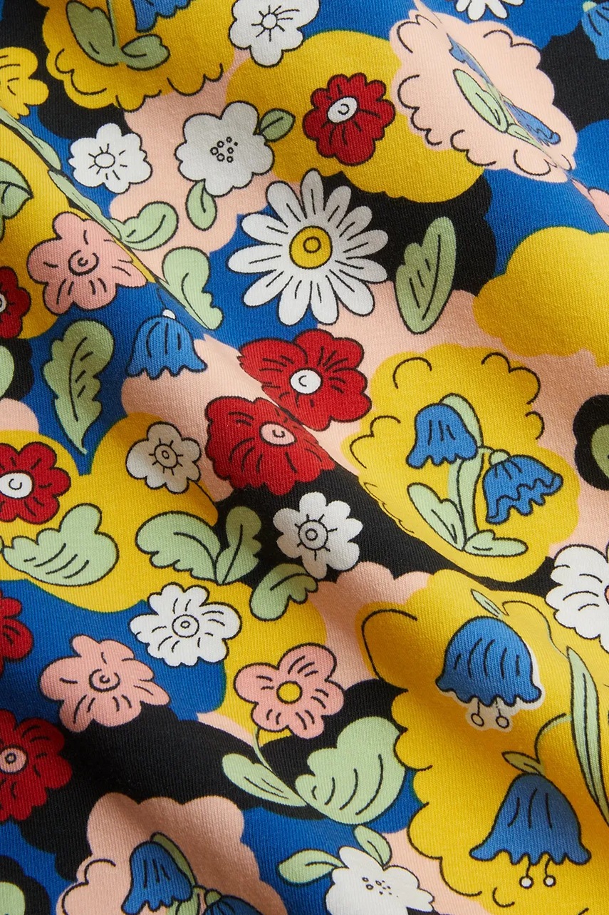 Dětské bavlněné tričko s dlouhým rukávem Mini Rodini Flowers (obrázek 4)