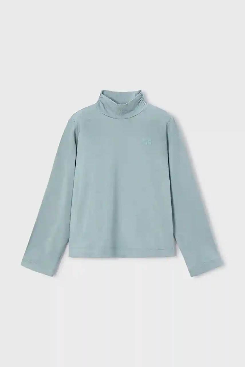 Mayoral longsleeve culoarea verde, cu turtleneck, 145