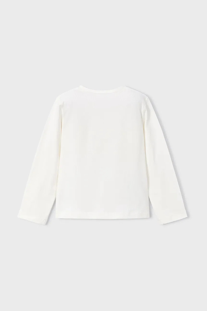 Хлопковый лонгслив Mayoral цвет белый 178
