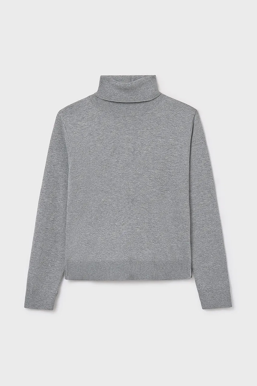 Свитер Mayoral цвет серый с гольфом 345