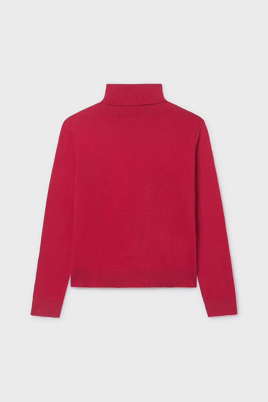 Свитер Mayoral цвет красный с гольфом 345