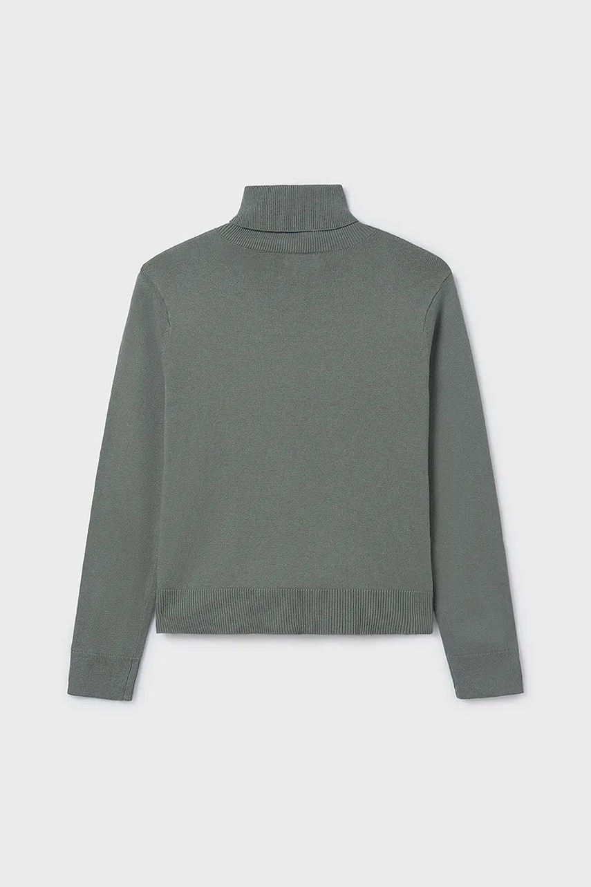 Свитер Mayoral цвет зелёный с гольфом 345