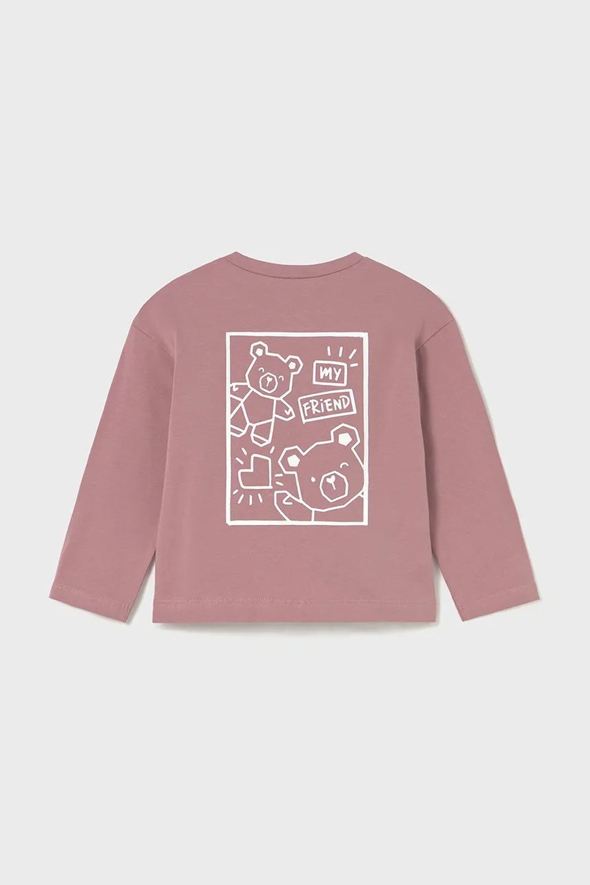 Лонгслив для младенцев Mayoral цвет розовый 2079