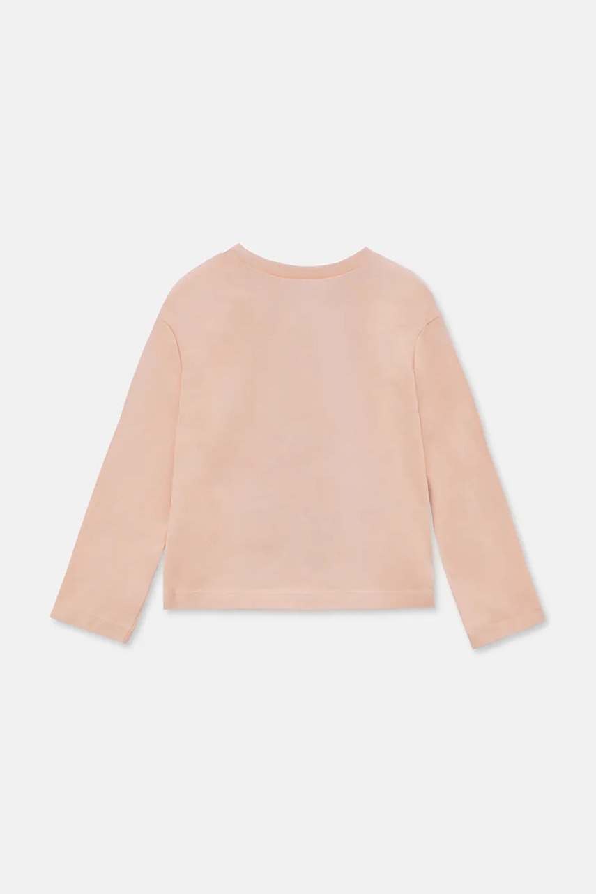 Хлопковый лонгслив Mayoral цвет розовый 4009