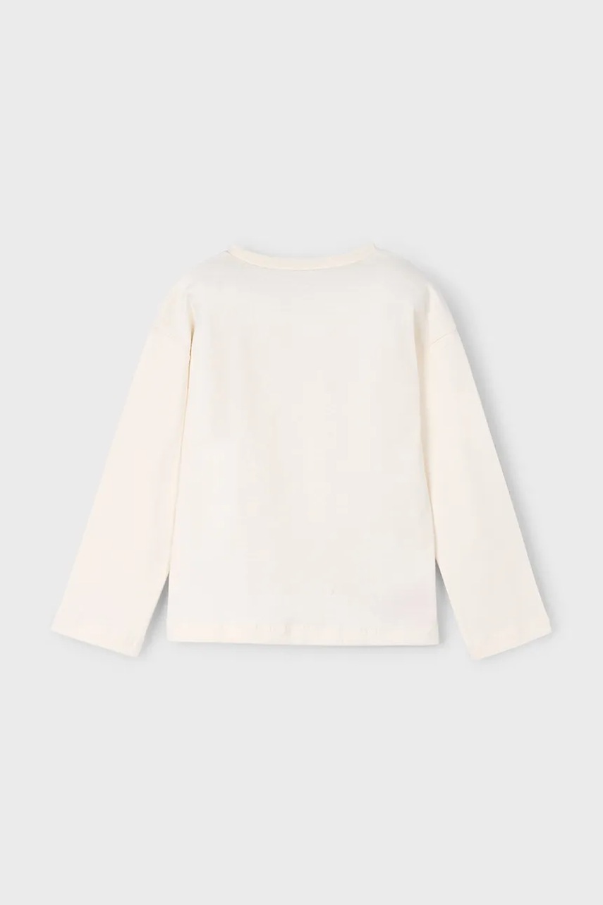 Хлопковый лонгслив Mayoral цвет бежевый 4010