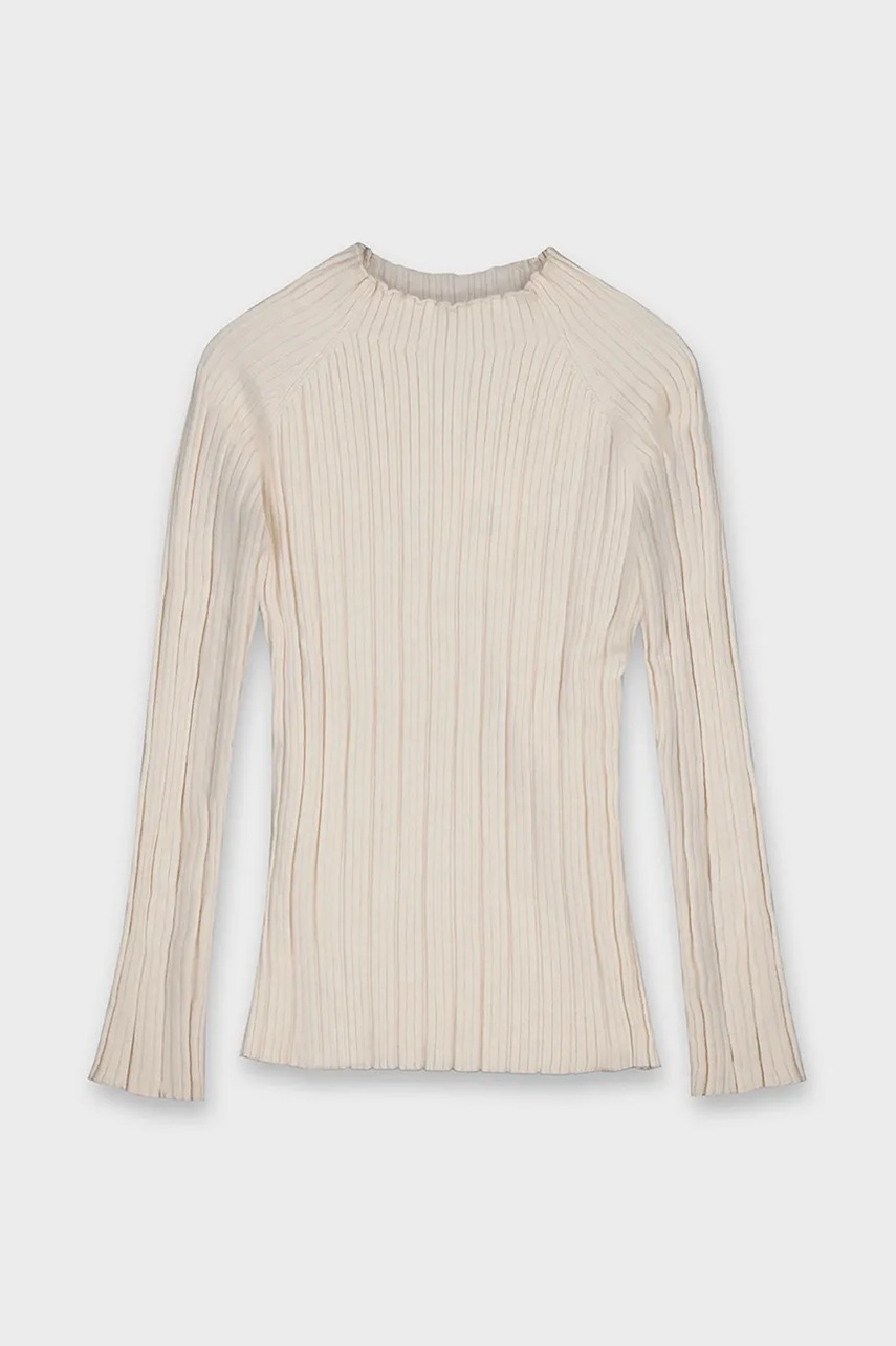 Mayoral pulover culoarea bej, cu turtleneck, 7015